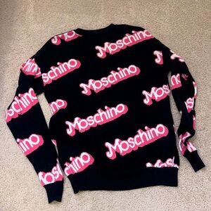 Moochino Barbie Black& Pink Sweater